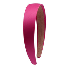 Lade das Bild in den Galerie-Viewer, Vintage Handgefertigtes Satin-Stirnband mit 3 cm breitem Rand
