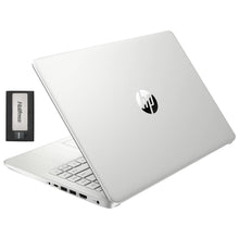 Load image into Gallery viewer, HP Stream 14&quot; HD BrightView Laptop Intel Celeron N4120 16GB RAM 416GB Storage (128GB eMMC + 288GB Docking Station Set) Intel UHD Graphics 720p Camera Wi-Fi 1 Year Office 365 Win 11 S Silver ITDinos®
