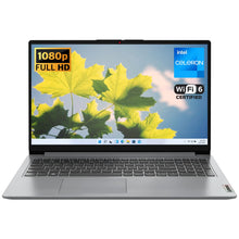 Load image into Gallery viewer, Lenovo IdeaPad 1 Student Laptop Intel Dual Core Processor 8GB RAM 128GB SSD + 128GB eMMC 15.6&quot;&quot; FHD Display Windows 11 Home Wi-Fi 6 Webcam Bluetooth SD Card Reader Grey (Renewed) Gray ITDinos®
