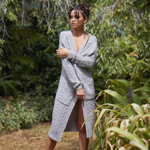 Lade das Bild in den Galerie-Viewer, Autumn Winter Women&#39;s Long Knit Cardigan with Pockets ITDinos®
