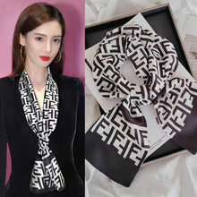 Load image into Gallery viewer, Chic Long Silk Scarf for Women - Versatile Spring Accessory
