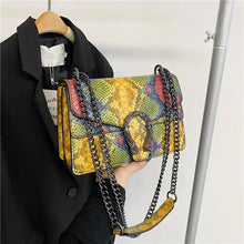 Load image into Gallery viewer, New Women&#39;s Crocodile Pattern Chain Crossbody Bag
