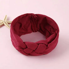 Load image into Gallery viewer, Nylon Headband with Cross Chinese Knot for Babies
