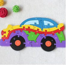 Load image into Gallery viewer, Wooden Butterfly Puzzle for Kids - Alphabet &amp; Numbers ITDinos®
