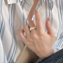 Load image into Gallery viewer, Sterling Silver Ring with Unique Niche Design ITDinos®
