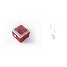 Load image into Gallery viewer, Fashion Acrylic Rotating Rose Jewelry Box ITDinos®
