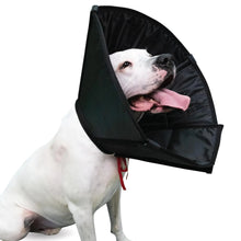 Load image into Gallery viewer, Dog Cone Collar Adjustable After Surgery Protective Soft Dog and Cat Cone Elizabethan Collar for Dogs and Cats Comfortable Dog Cone Adjustable Cat Cone (Black XXS [Neck Girth: 7.5&quot;-10.3&quot;]) ITDinos®
