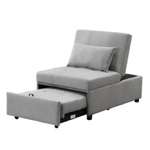 Load image into Gallery viewer, Folding Ottoman Sofa Bed Gray ITDinos®
