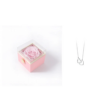 Load image into Gallery viewer, Fashion Acrylic Rotating Rose Jewelry Box ITDinos®

