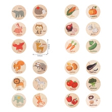 Load image into Gallery viewer, Wooden Animal Vegetable Puzzle for Kids&#39; Learning ITDinos®

