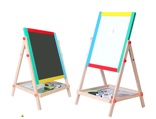Kids' Double-Sided Adjustable Magnetic Art Easel ITDinos®