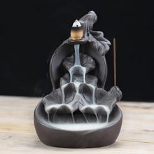 Load image into Gallery viewer, Ceramic Incense Burner with Purple Clay Gourd Design ITDinos®
