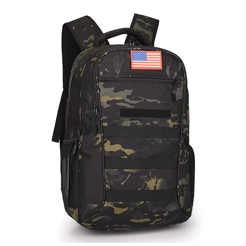 Houart Camo BackpackMilitary School Backpack for Boys Waterproof40l Army Bookbag for Middle Elementary ITDinos®
