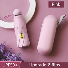Lade das Bild in den Galerie-Viewer, 8-Spoke Compact Sunblock Umbrella
