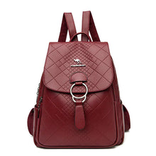 Load image into Gallery viewer, High-Quality Leather Women&#39;s Fashion School Backpack ITDinos®
