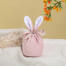 Load image into Gallery viewer, 10pcs Rabbit Ear Velvet Gift Bags for Weddings and Easter ITDinos®
