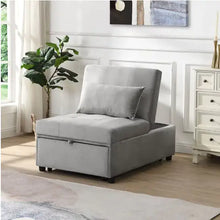 Load image into Gallery viewer, Folding Ottoman Sofa Bed BLACK ITDinos®
