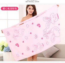 Load image into Gallery viewer, Quick Dry Microfiber Bath Towel &amp; Spa Robe for Women ITDinos®
