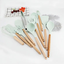 Load image into Gallery viewer, 12pcs Umite Chef Silicone Cooking Utensil Set with Holder ITDinos®
