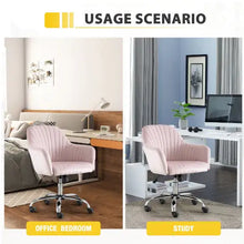 Load image into Gallery viewer, Accent Chair Modern Home Office Leisure Chair With Adjustable Velvet Height And Adjustable Casters
