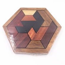 Load image into Gallery viewer, Hexagonal Wooden Puzzle Board for Parent-Child Play
