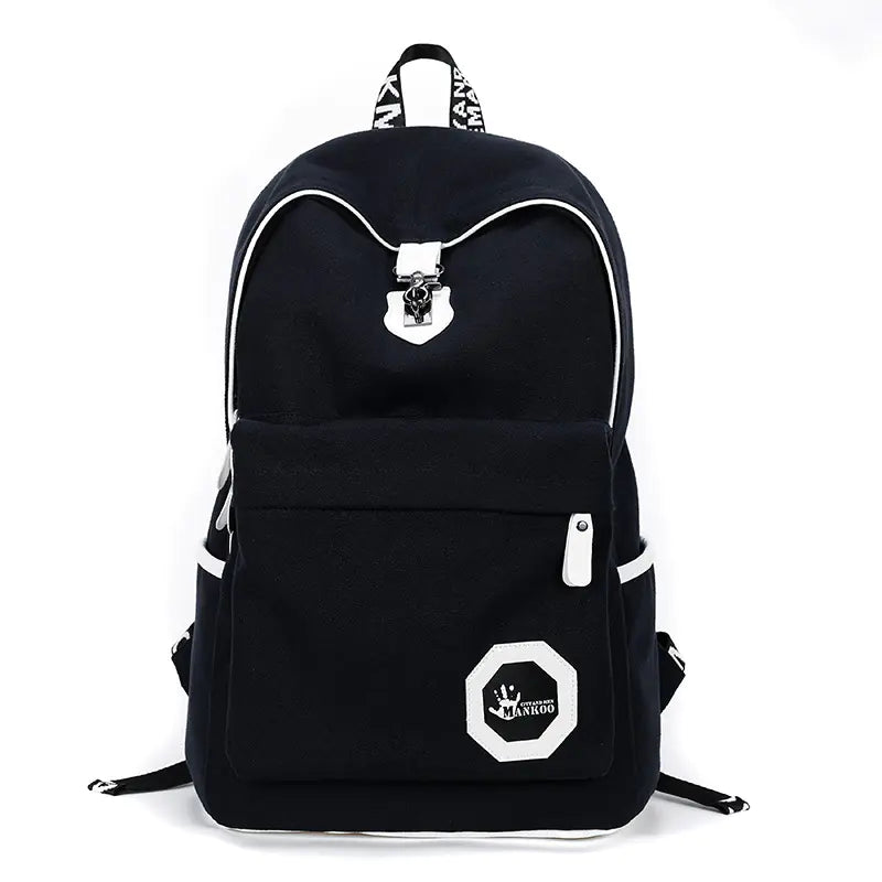 Men's Canvas Backpack for High School Students ITDinos®