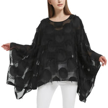 Load image into Gallery viewer, Max Hsuan Women’s Solid Sequin Fringe Tassel Tunic Blouse Caftan Plus Size Loose Long Pullover Sweater Tunics
