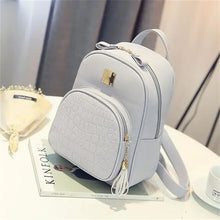 Load image into Gallery viewer, Fashion Women&#39;s PU Leather Small Backpack for School ITDinos®
