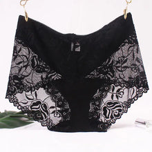 Lade das Bild in den Galerie-Viewer, Mid-High Waist Lace Seamless Hip-Lifting Briefs
