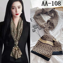 Load image into Gallery viewer, Chic Long Silk Scarf for Women - Versatile Spring Accessory
