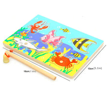 Load image into Gallery viewer, Wooden Magnetic Fishing Toy - Educational Playset ITDinos®
