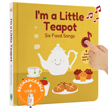 Lade das Bild in den Galerie-Viewer, Calis Books Im a Little Teapot Interactive Musical Book for Toddlers 1-3 | Books for 1 Year Old | Sound Book for Toddlers | Singing Books for Toddlers | Great ITDinos®
