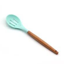 Load image into Gallery viewer, Wooden Handle Silicone Kitchen Utensil Set (11 Pieces) ITDinos®
