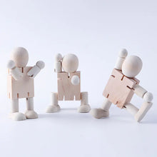 Load image into Gallery viewer, Jointed Wooden Puppet Craft for Kids - DIY Toy ITDinos®
