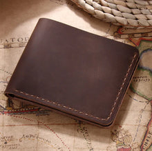 Load image into Gallery viewer, Handmade Genuine Leather Retro Wallet for Men ITDinos®
