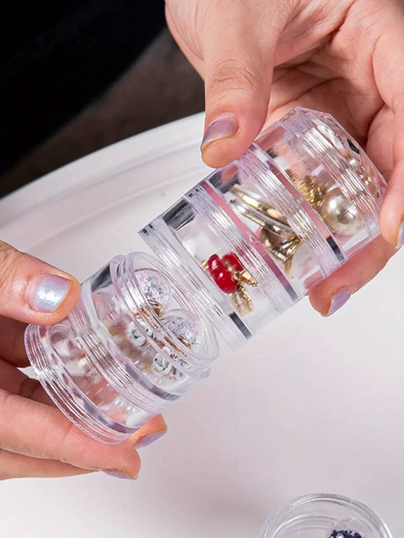 2pcs Multi-layer Transparent Jewelry Storage Box ITDinos®