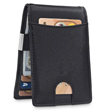Load image into Gallery viewer, Men’s RFID Safe Swipe Leather Wallet ITDinos®
