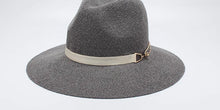 Load image into Gallery viewer, Women&#39;s Wide Brim Jazz Hat, Knit Sun Hat
