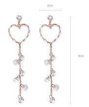 Load image into Gallery viewer, Heart Tassel Earrings - Vintage Simple Style ITDinos®
