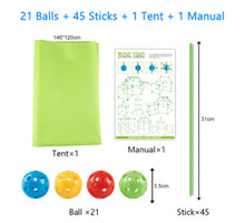 Load image into Gallery viewer, DIY Bead Tent Playhouse for Kids - Indoor/Outdoor Toy ITDinos®
