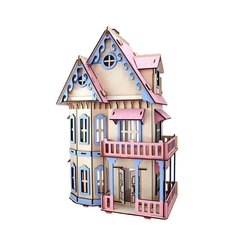 Gothic Villa Wooden 3D Puzzle Toy for Hands-On Play ITDinos®