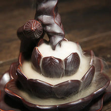 Load image into Gallery viewer, Lotus Incense Burner with Backflow Design ITDinos®
