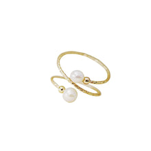 Lade das Bild in den Galerie-Viewer, 14K Gold-Plated Freshwater Pearl Ring for Women ITDinos®
