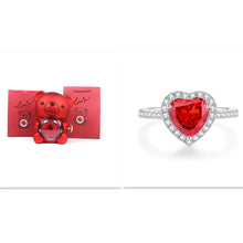 Load image into Gallery viewer, Eternal Rose Teddy Bear Jewelry Gift Box with Necklace ITDinos®
