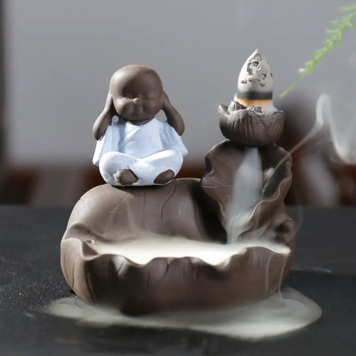 Creative Backflow Incense Burner with Mountain Stream Design ITDinos®