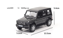 Load image into Gallery viewer, Boxed Mercedes G63 Matte Black Alloy Car Model ITDinos®
