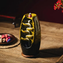 Load image into Gallery viewer, Ceramic Backflow Incense Holder with 10 Cones Decor ITDinos®
