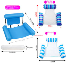 Load image into Gallery viewer, Inflatable Stripe Lounge Float with Three Tubes ITDinos®
