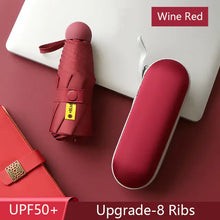 Lade das Bild in den Galerie-Viewer, 8-Spoke Compact Sunblock Umbrella
