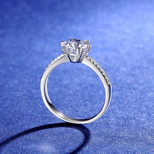 Load image into Gallery viewer, S925 Sterling Silver 1 Carat Moissanite Snow Ring ITDinos®
